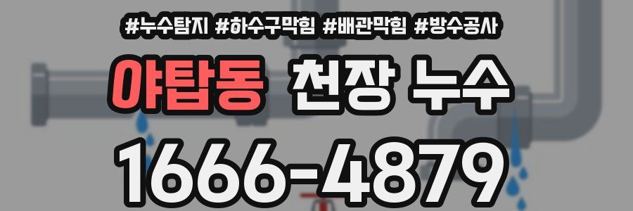 야탑동 천장 누수