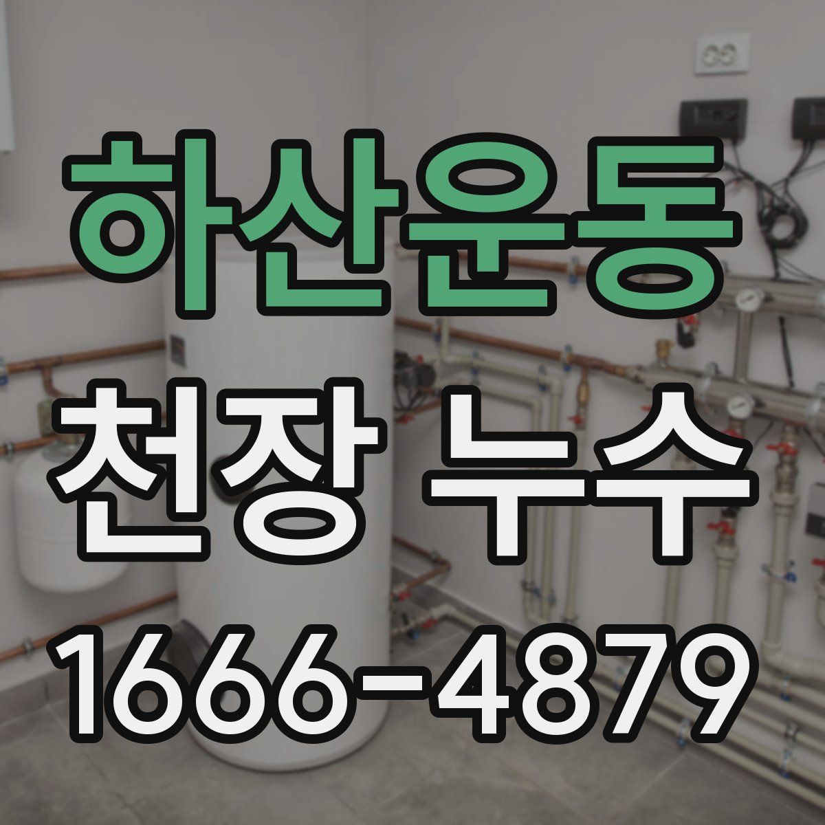 하산운동 천장 누수