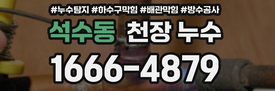석수동 천장 누수