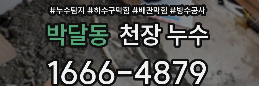 박달동 천장 누수