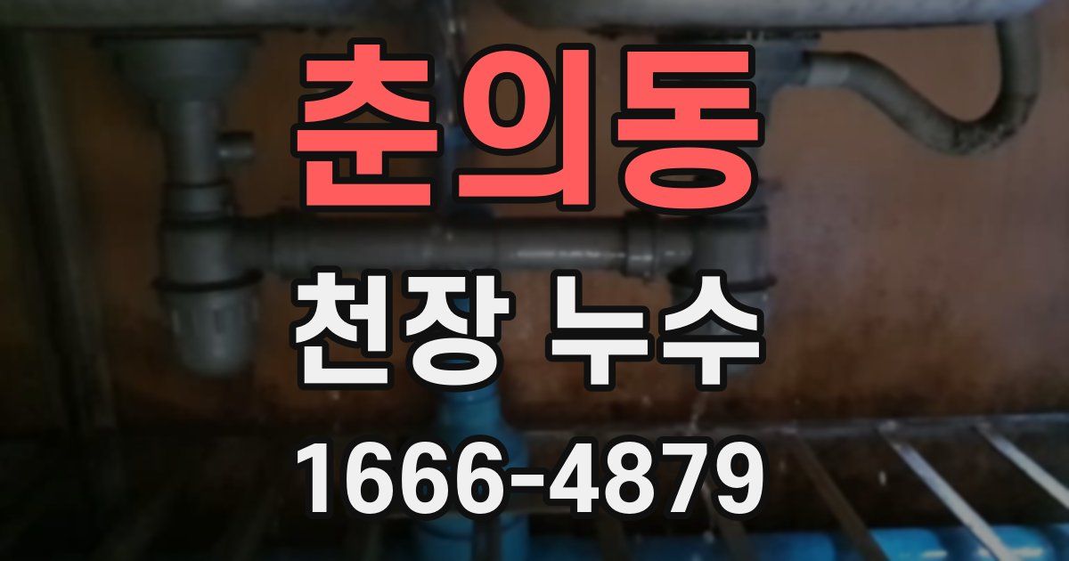 춘의동 천장 누수