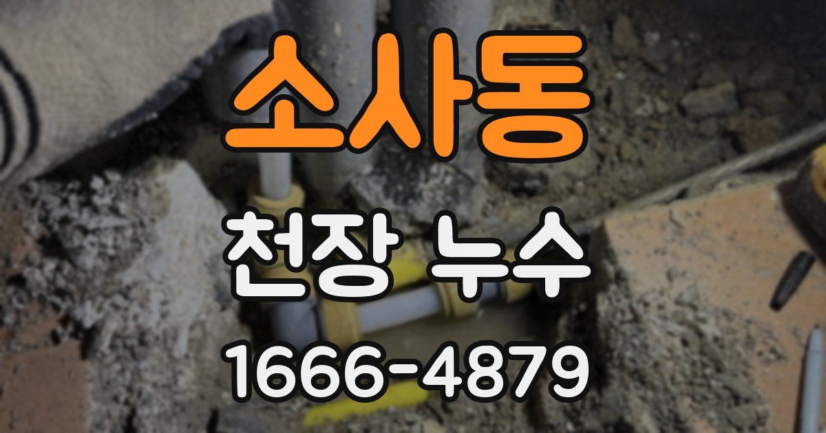 소사동 천장 누수