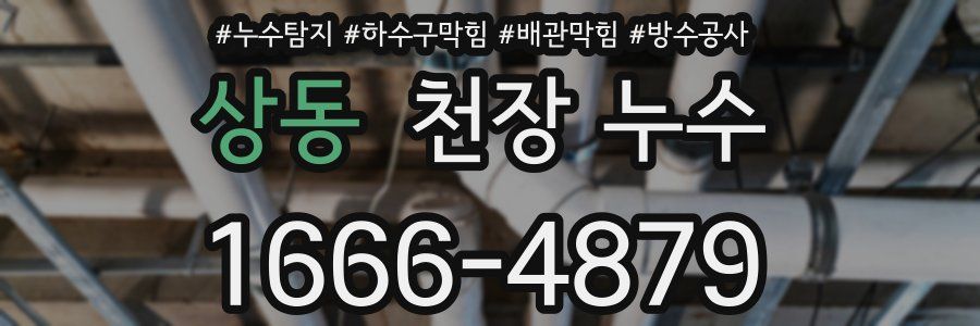 상동 천장 누수