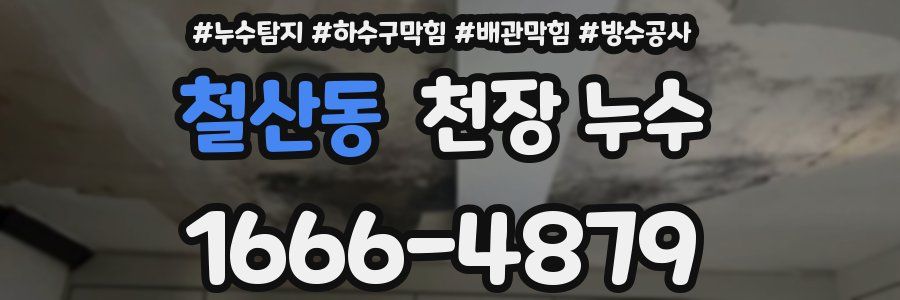 철산동 천장 누수