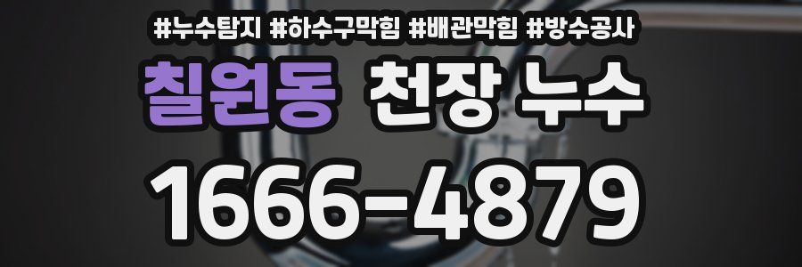 칠원동 천장 누수