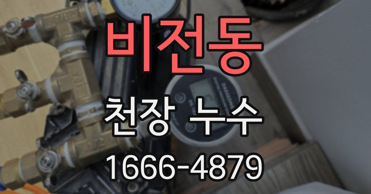 비전동 천장 누수