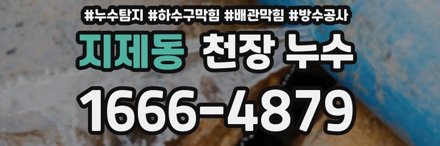 지제동 천장 누수