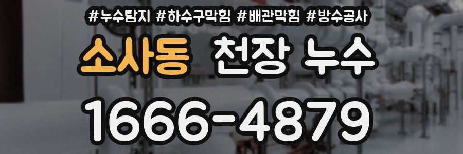 소사동 천장 누수