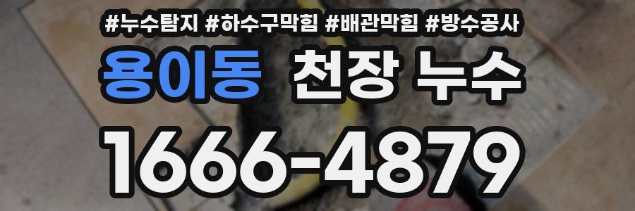 용이동 천장 누수