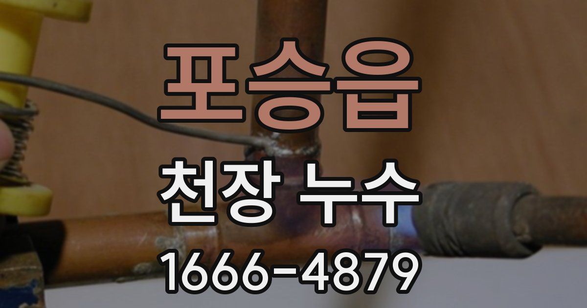 포승읍 천장 누수