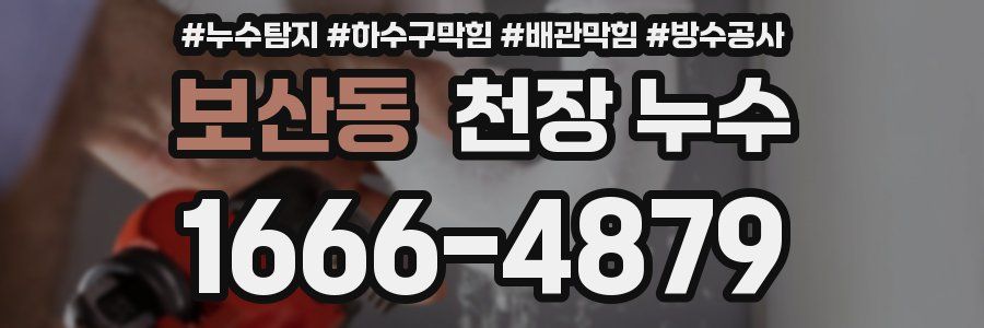 보산동 천장 누수