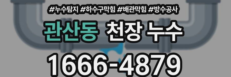 관산동 천장 누수