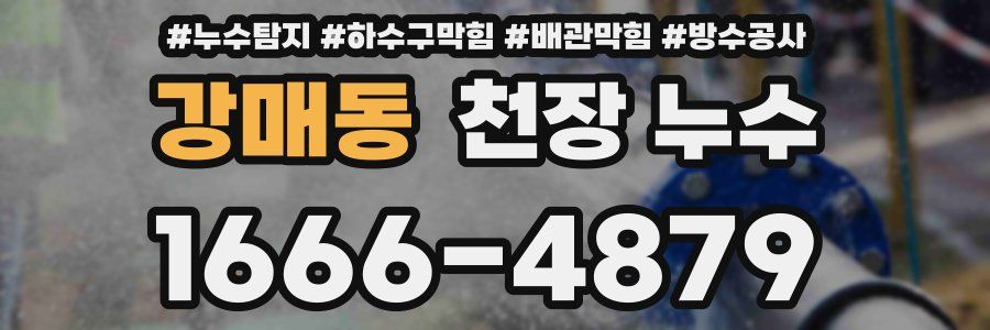 강매동 천장 누수