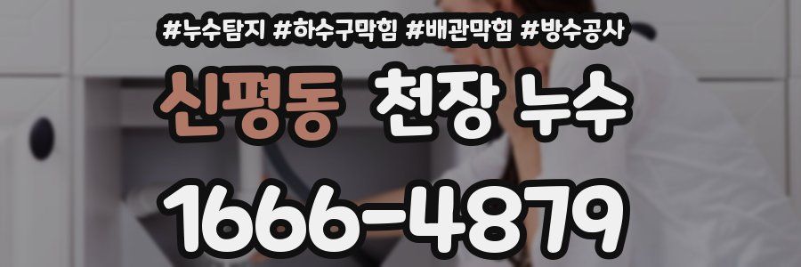 신평동 천장 누수