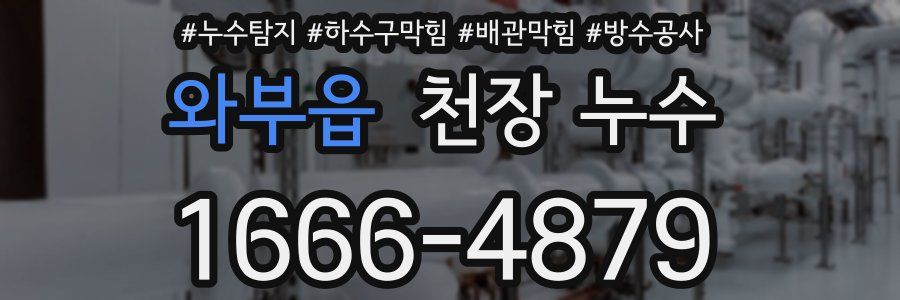 와부읍 천장 누수