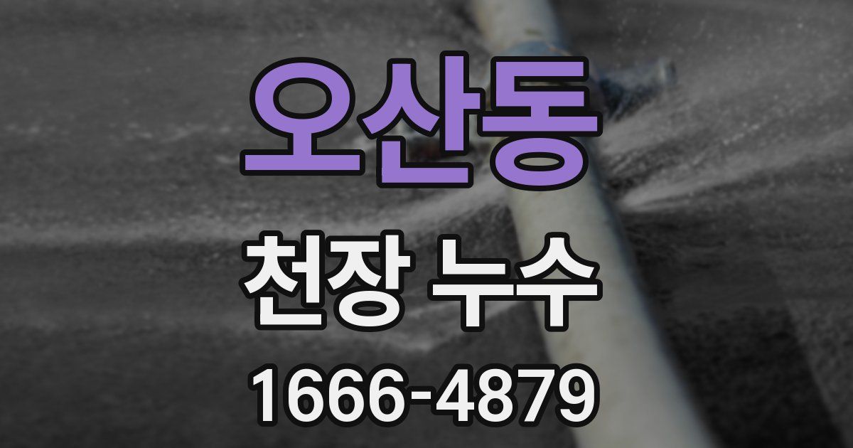 오산동 천장 누수