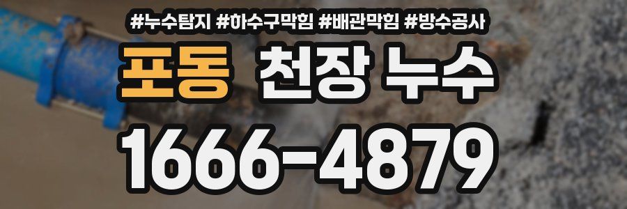 포동 천장 누수