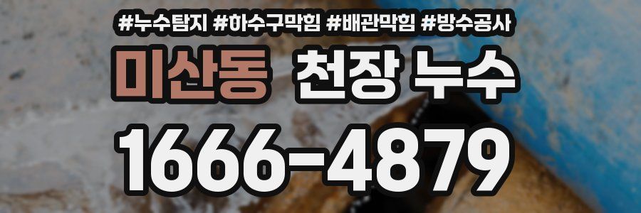 미산동 천장 누수