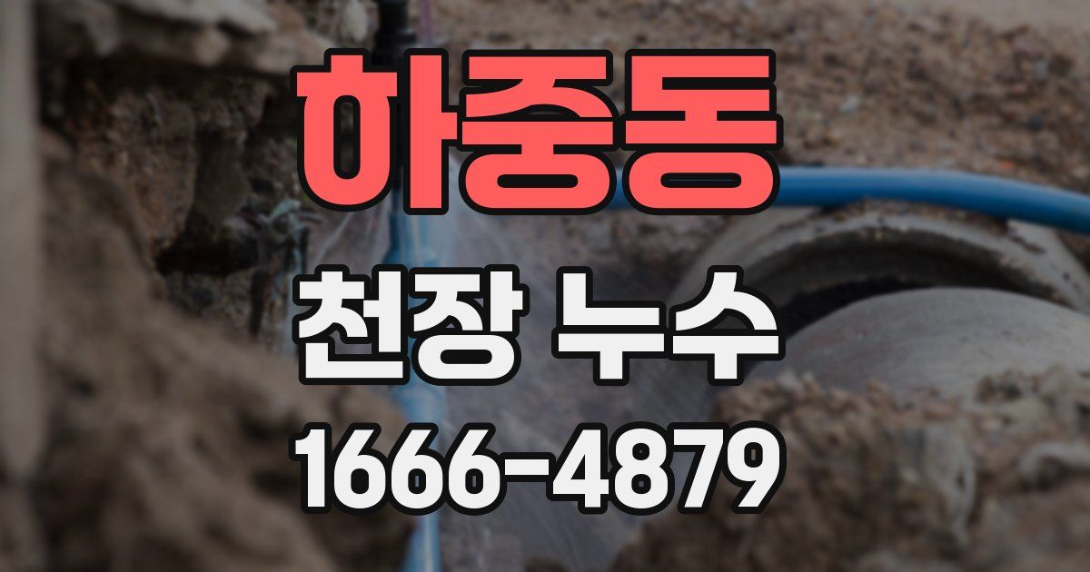 하중동 천장 누수
