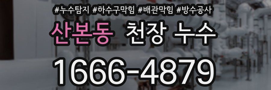 산본동 천장 누수