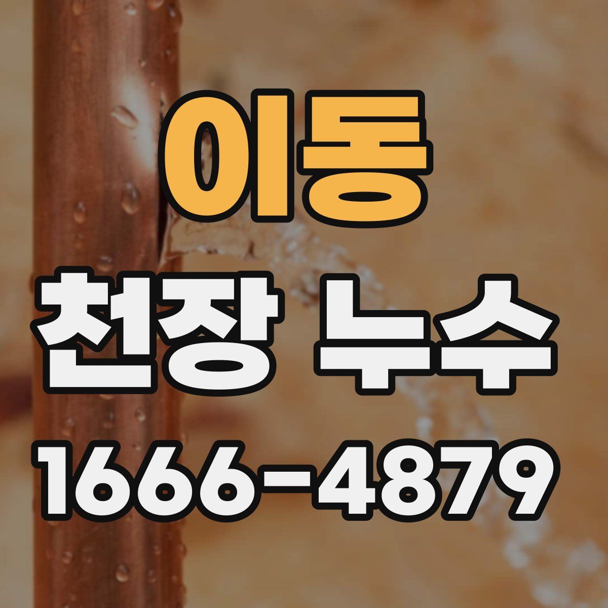 이동 천장 누수
