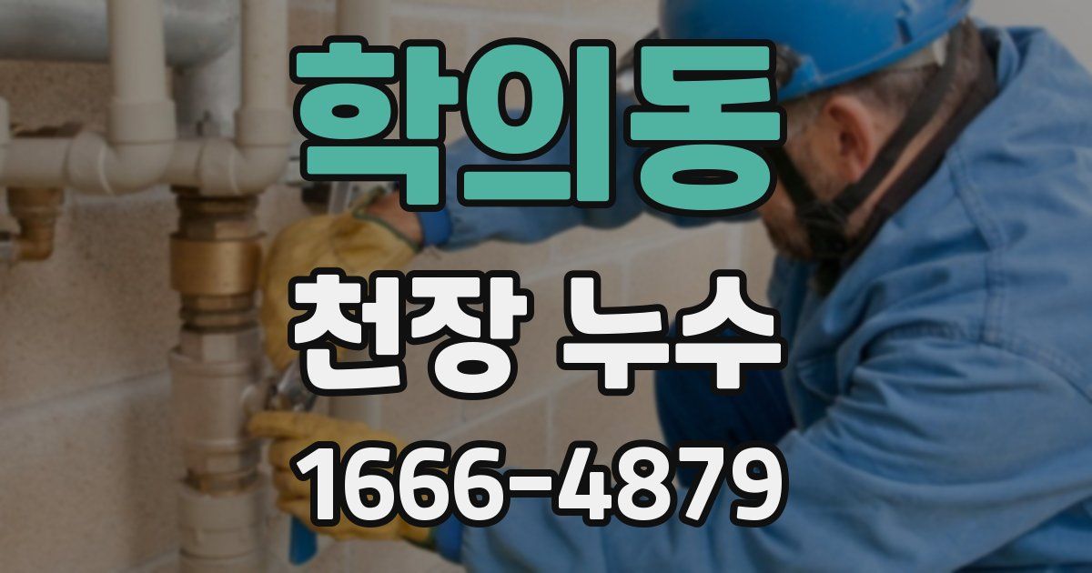 학의동 천장 누수