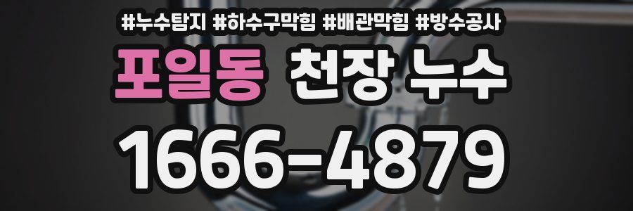 포일동 천장 누수