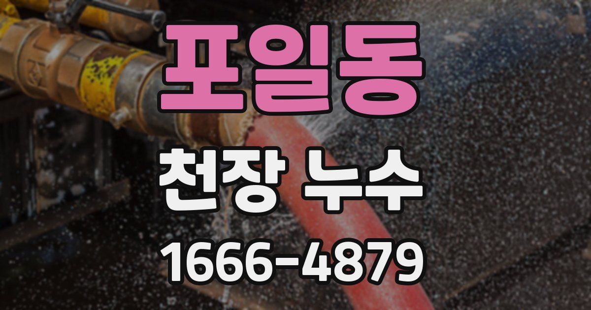 포일동 천장 누수