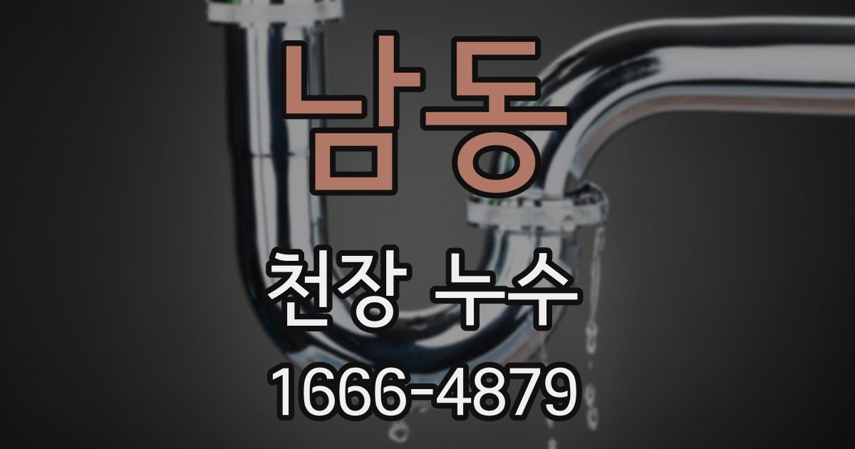 남동 천장 누수