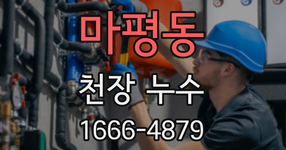 마평동 천장 누수