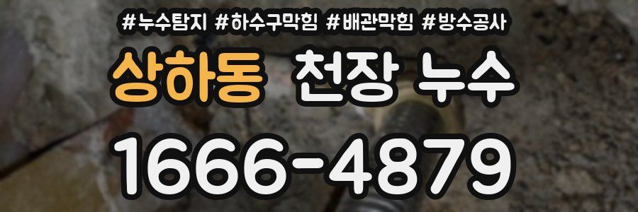 상하동 천장 누수
