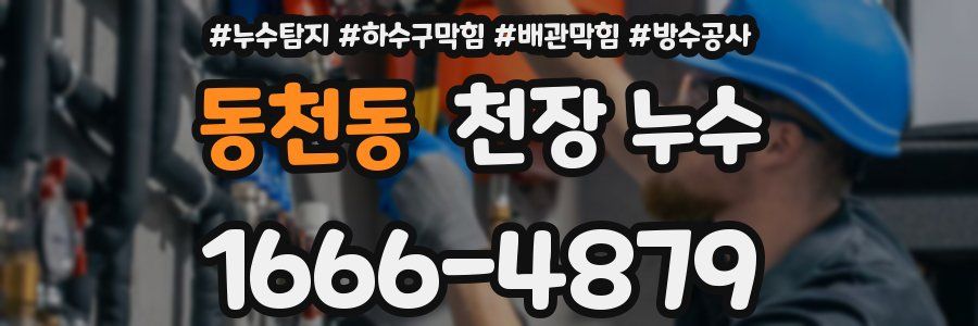 동천동 천장 누수