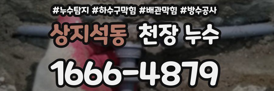 상지석동 천장 누수
