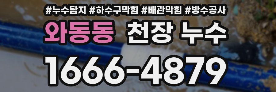 와동동 천장 누수