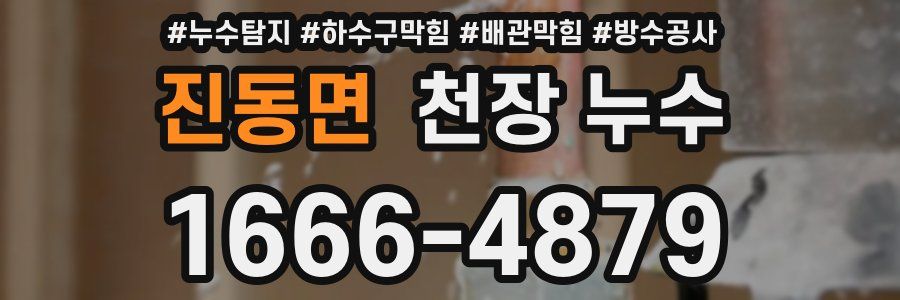 진동면 천장 누수