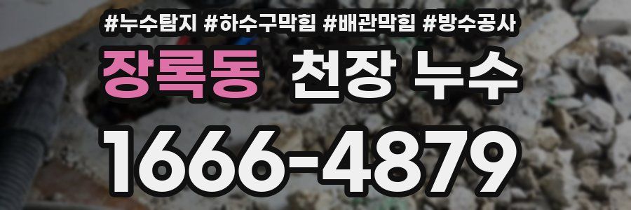 장록동 천장 누수