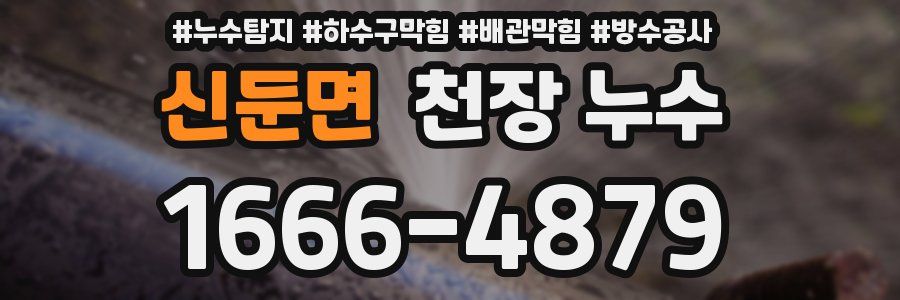 신둔면 천장 누수