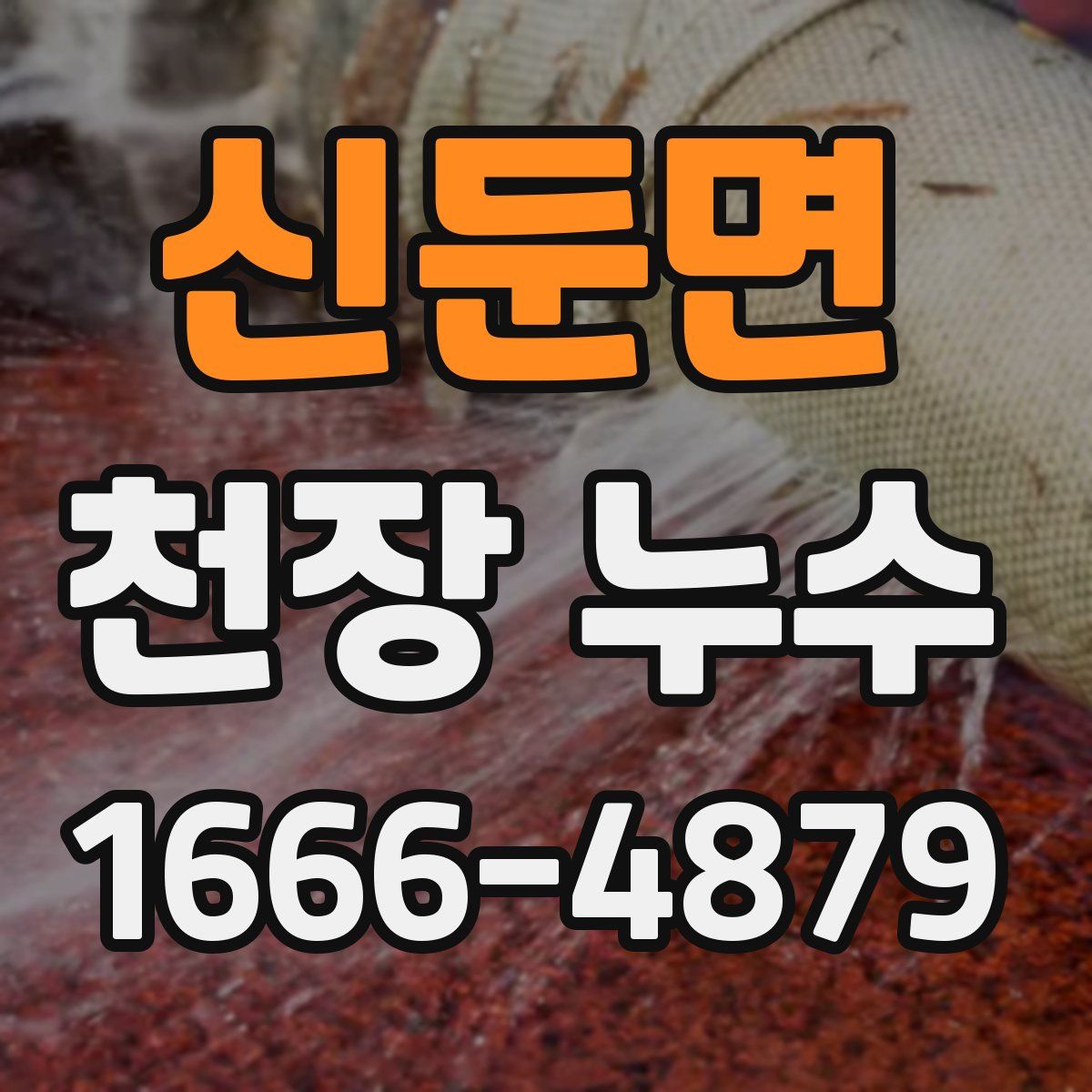 신둔면 천장 누수