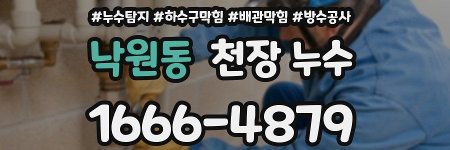 낙원동 천장 누수