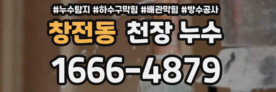 창전동 천장 누수