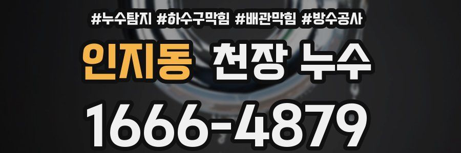 인지동 천장 누수