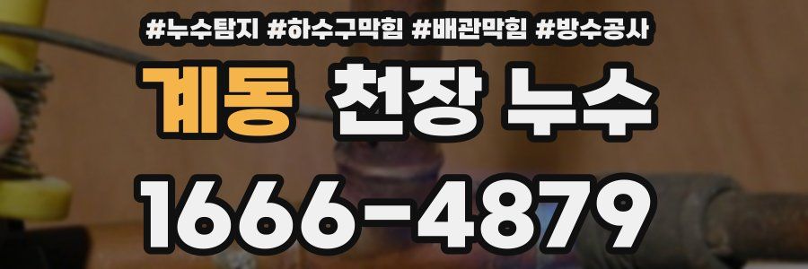 계동 천장 누수