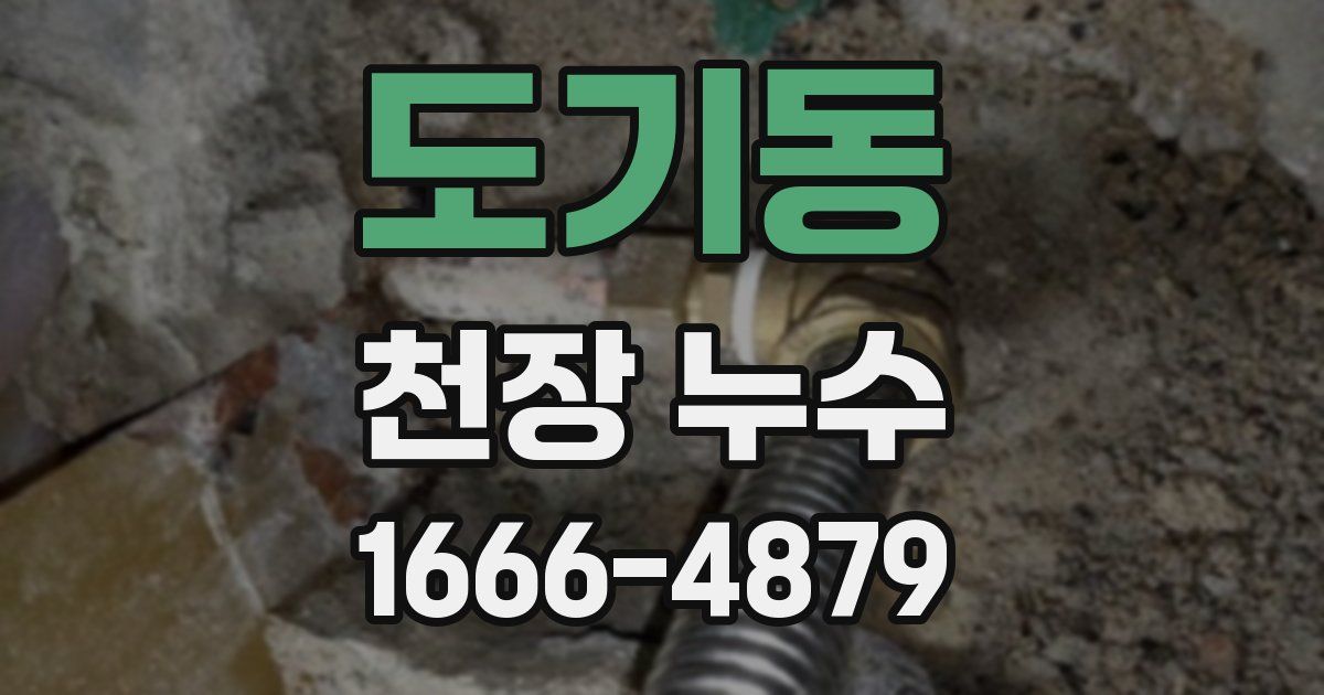 도기동 천장 누수