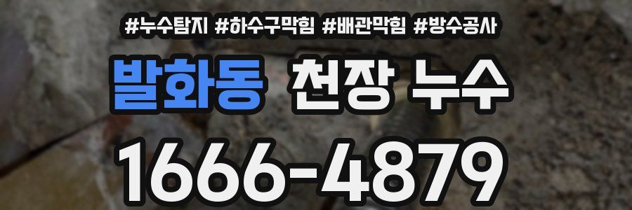 발화동 천장 누수