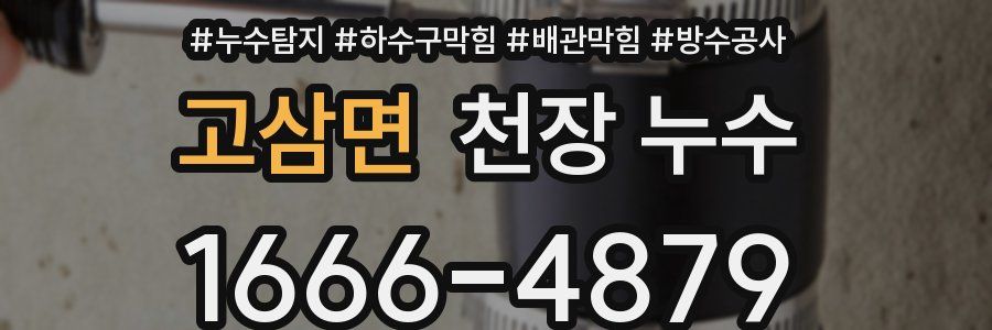 고삼면 천장 누수
