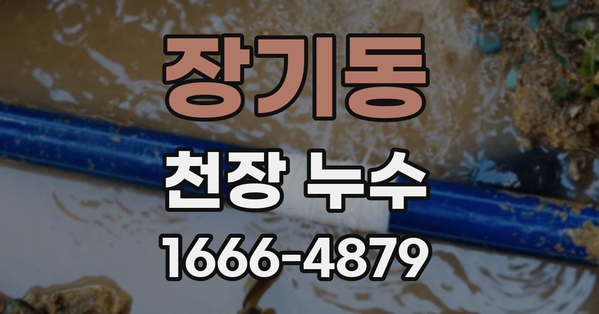 장기동 천장 누수