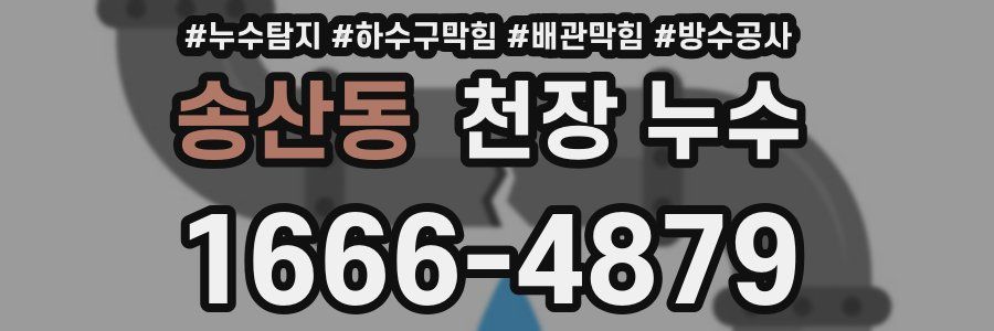 송산동 천장 누수