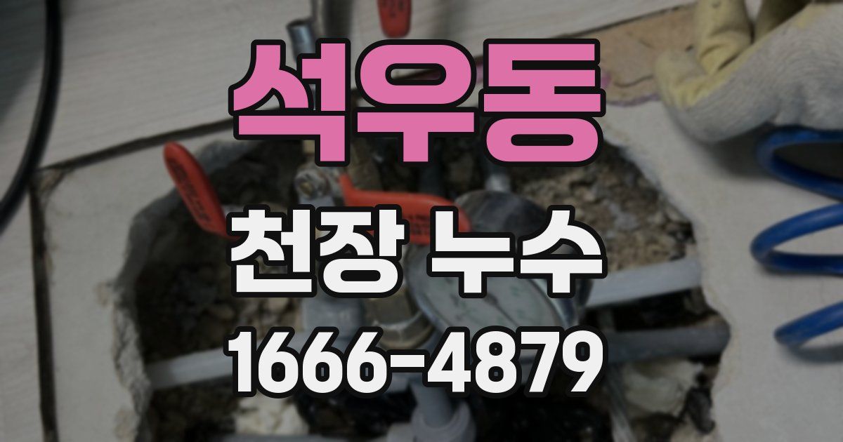 석우동 천장 누수
