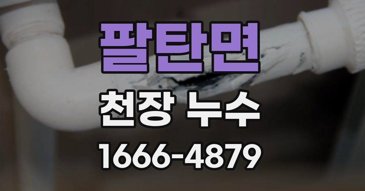 팔탄면 천장 누수