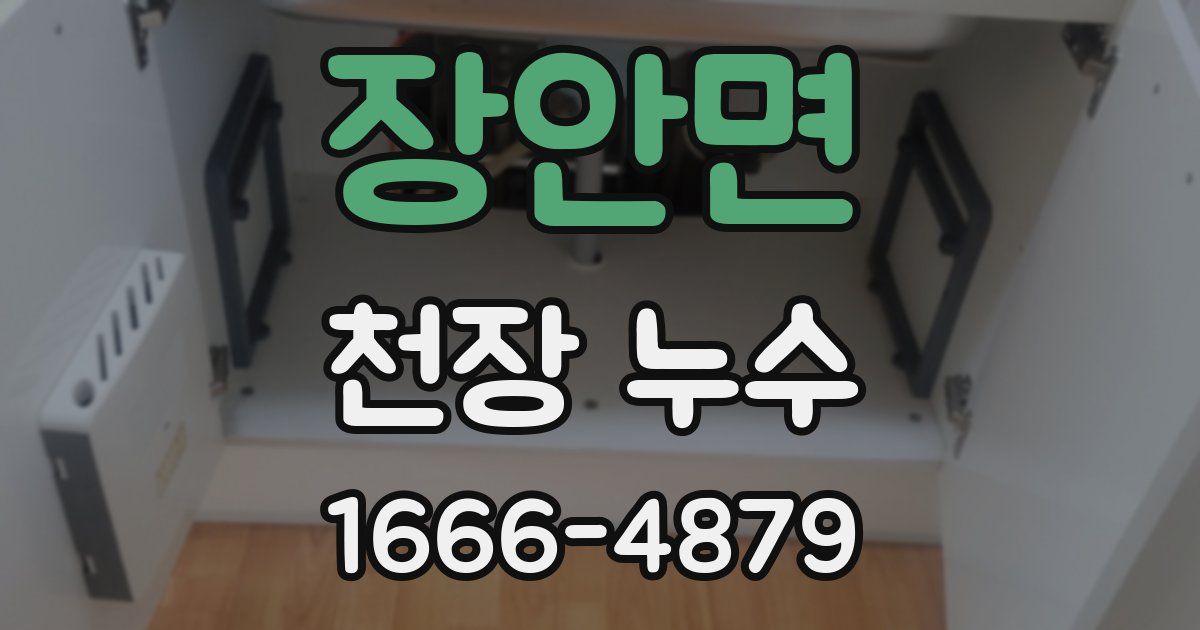 장안면 천장 누수